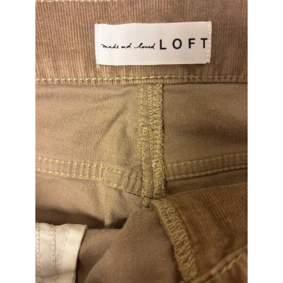 Loft High Waist Skinny Corduroy Pants Size 27/4 - Picture 6 of 7